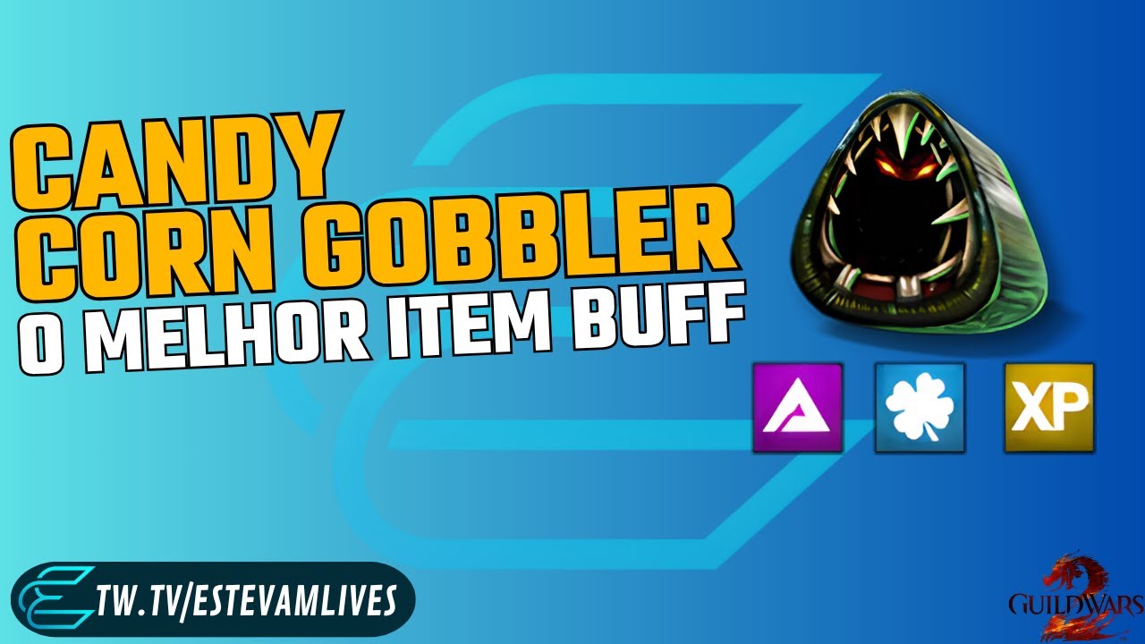 MAXIMIZE SEUS BUFFS COM CANDY CORN GOBBLER NO GUILD WARS 2 - 