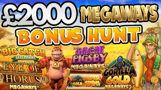 £2000 Megaways slots Bonus Hunt! Gorilla Gold Megaways Super Spins! | SpinItIn.com
