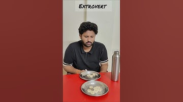 Introvert vs Extrovert at a Restaurant #comedy