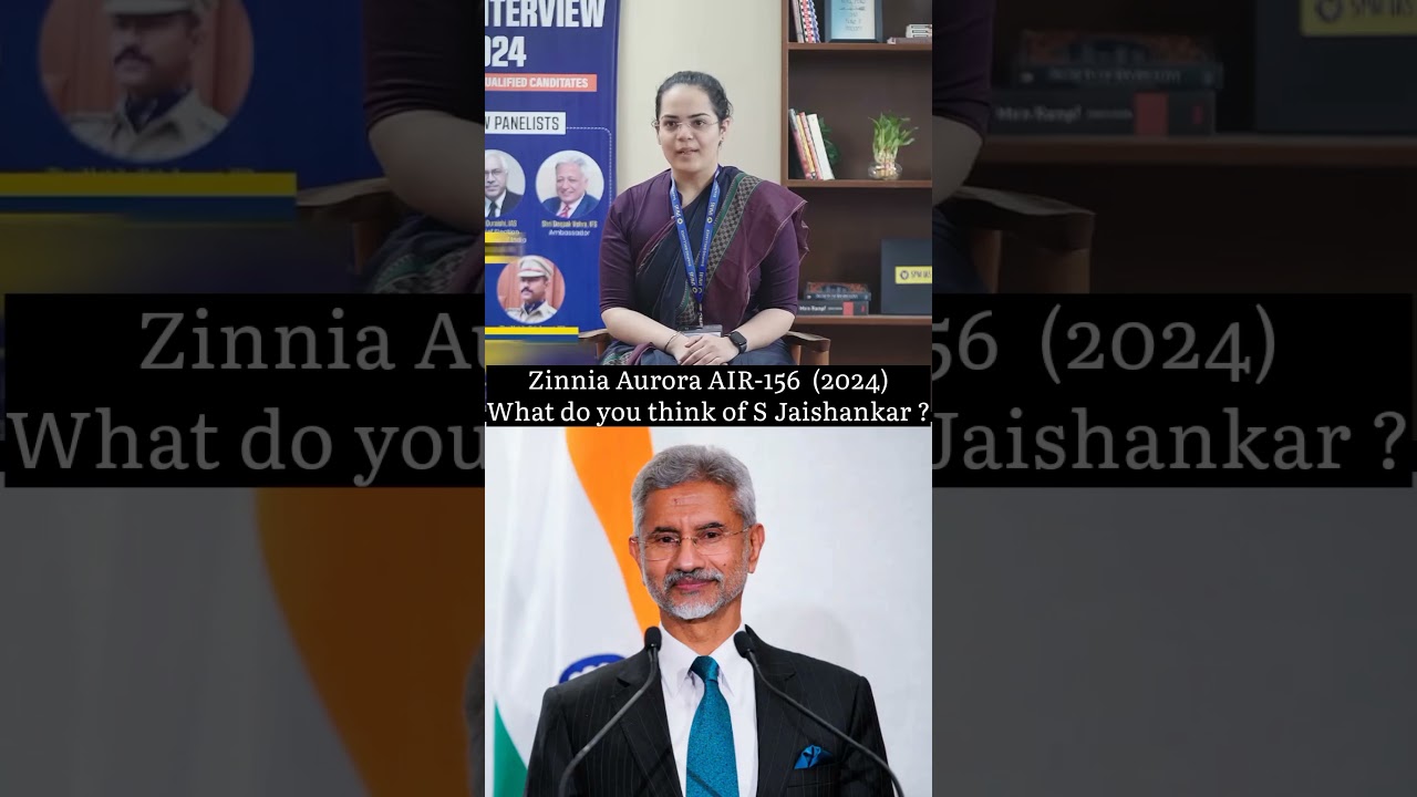 What do you think of S Jaishankar 