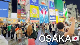 ‍♀Exploring Osaka's another City Centre During the Holidays  4K video virtual tour