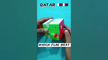Qatar Flag On Rubik S Cube Shorts 
