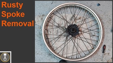 Remove Rusty Dirt Bike Spokes