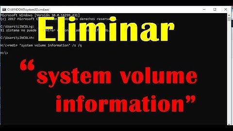 Como Eliminar virus DEFINITIVO "SYSTEM VOLUMEN INFORMATION" de tu USB y PC