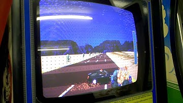 Taito Chase HQ Arcade cabinet full run through on 1 credit.