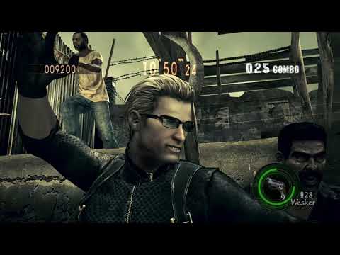 ボスウェスカー midnight 集会所　1800ｋ　バイオハザード5/Resident Evil 5  マーセナリーズ/mercenaries boss wesker  [ASMR]　part1
