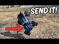 Sending the Traxxas Stampede 4x4 RC Car Hard Bashing Fun