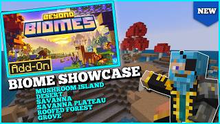 Mushroom Island & Desert ¦ Biomes & Beyond Add On ¦ Biome Showcase ¦ Minecraft Bedrock ¦ Daz Man