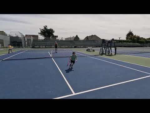 decent tennis rally with a 5 year old