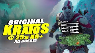 Maxed Real Kratos 🤜  All Bosses | NG+25 | God Of War Ragnarok