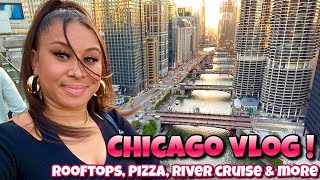 Chicago Travel Vlog l First time in Chicago! LONDONHOUSE | THE BEAN |TIMEOUT MARKET | LOU MALNATI’S