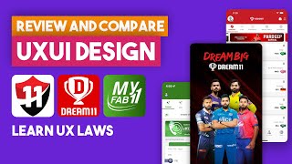 Learn UI UX skills through fantasy sports app design analysis by graphics guruji screenshot 3