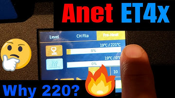 Tested! Some Like HOT! 🔥 but why set the Anet ET4x default at 220C?
