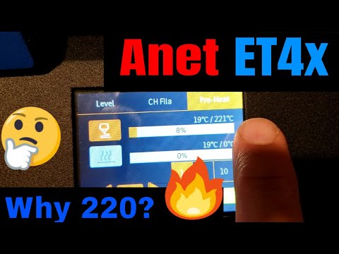 Tested! Some Like HOT! 🔥 but why set the Anet ET4x default at 220C?