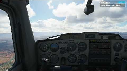 MS Flight Simulator Training Attitudes & Instruments