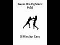 Guess the fighters: Pt38 #boxing #highlights #kickboxing #ko #mma #challenge #fyp #fighting #ufc