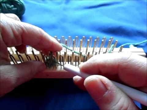 how do I use my regular 2 way loom  2 double e wrap cast on