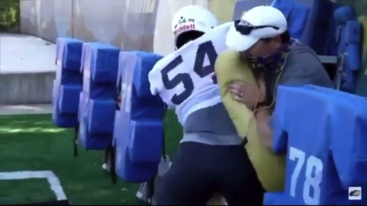 How to beat a double team. Double team drill. Football Drills