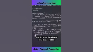 Inheritance in Java #java #oop #oopsconcepts #inheritance #codewithme #javaprogramming #oopsconcept