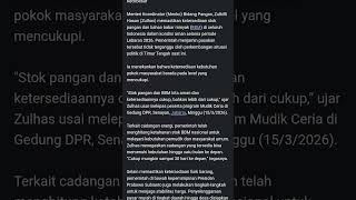 Menko Pangan Zulkifli Hasan menegaskan ketersediaan pangan dan BBM nasional lebih dari cukup