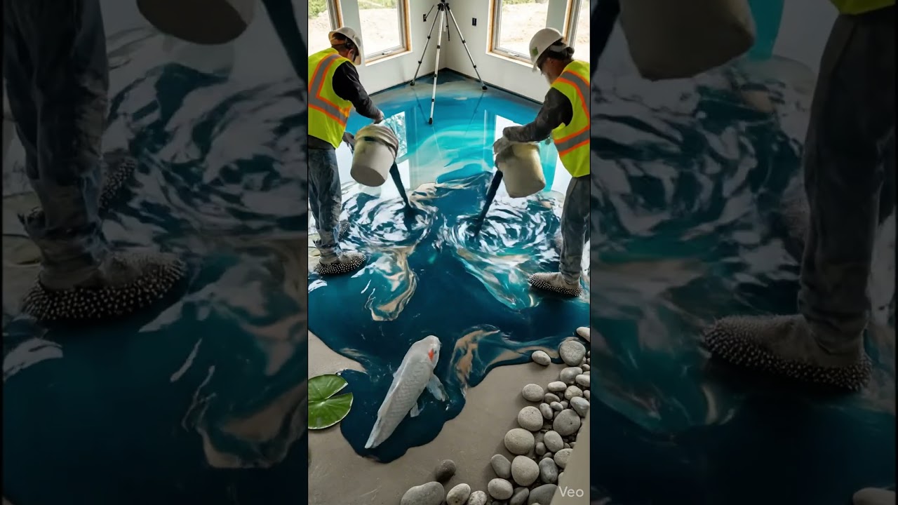 Sleeping Above REAL Koi Fish! 😱 