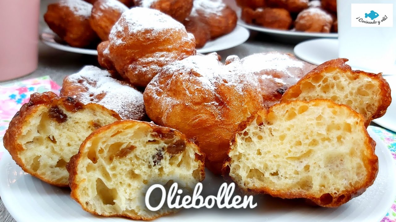🎄 🇳🇱 🇪🇦 OLIEBOLLEN. Dulce de Navidad en Holanda. KERST ⛄️ Receta en español
