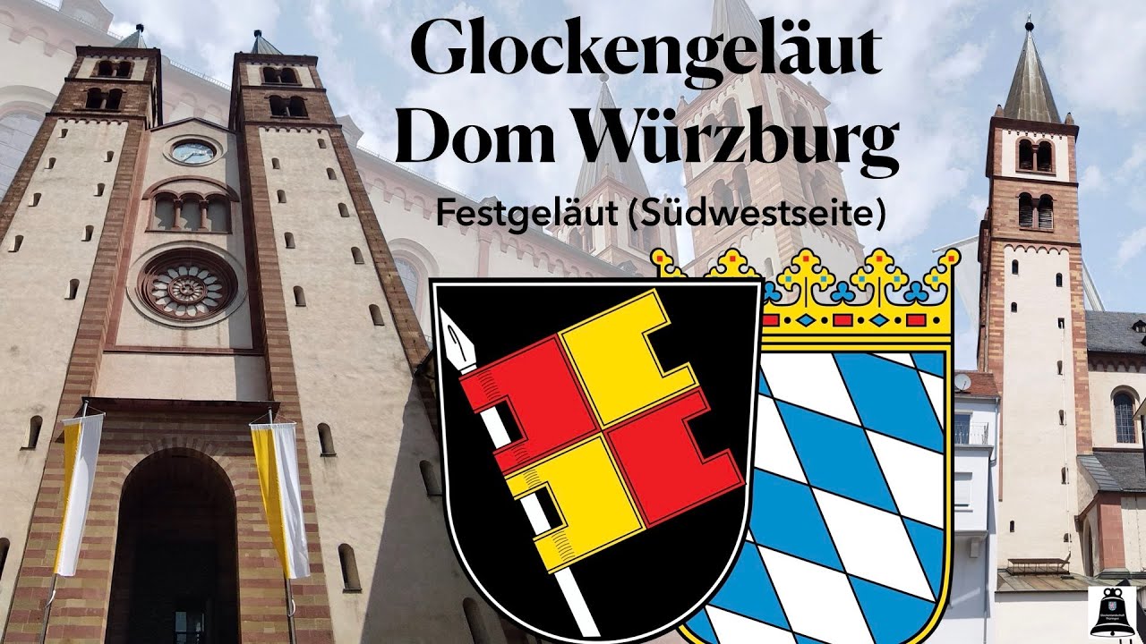 Würzburg (D), Die Glocken des Doms St. Kilian, Festtagsgeläut (von Südwest)