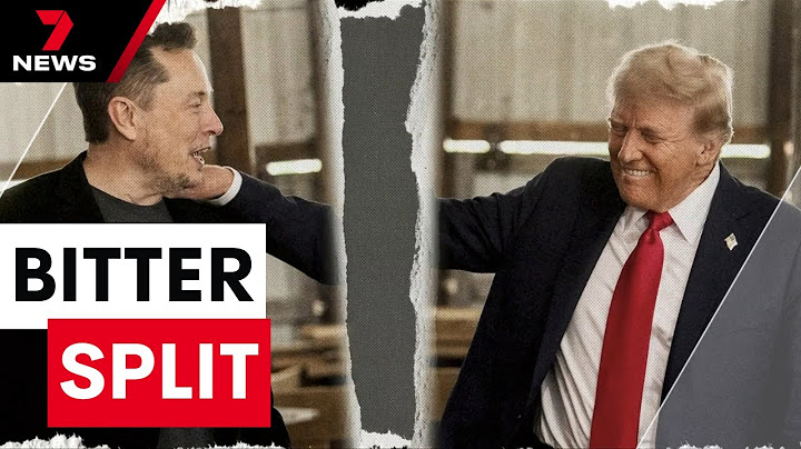 Bombshell claim that's ended Donald Trump's friendship with Elon Musk | 7NEWS