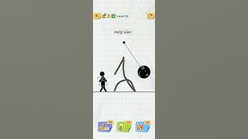 draw 2 save game rescue game funny video #shorts