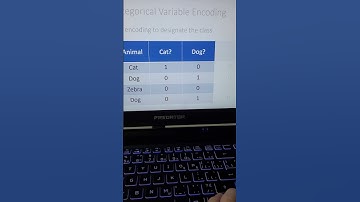 One Hot Encoding for Machine Learning & Statistics | Nominal & Categorical Encoding #shorts
