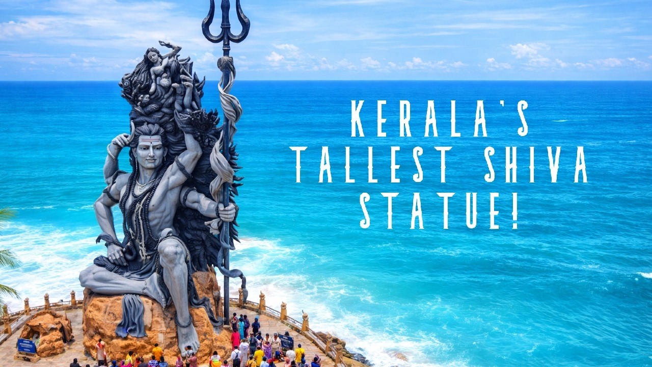 Kerala's tallest Shiva statue 4K | Azhimala shiva temple | Maha Shivaratri 2023 I Thiruvananthapuram