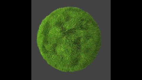Blender Grass Particles with Plane Force Field (Cycles)
