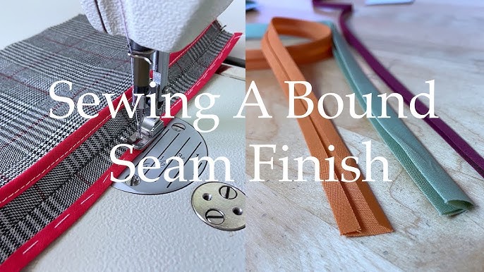 How to sew the Hong Kong seam finish 