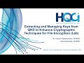 Enhancing Cryptographic Techniques for File Encryption through QKD Key Management