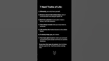 "7 Life Lessons People Learn Too Late ⏳" #shorts #fyp #motivation