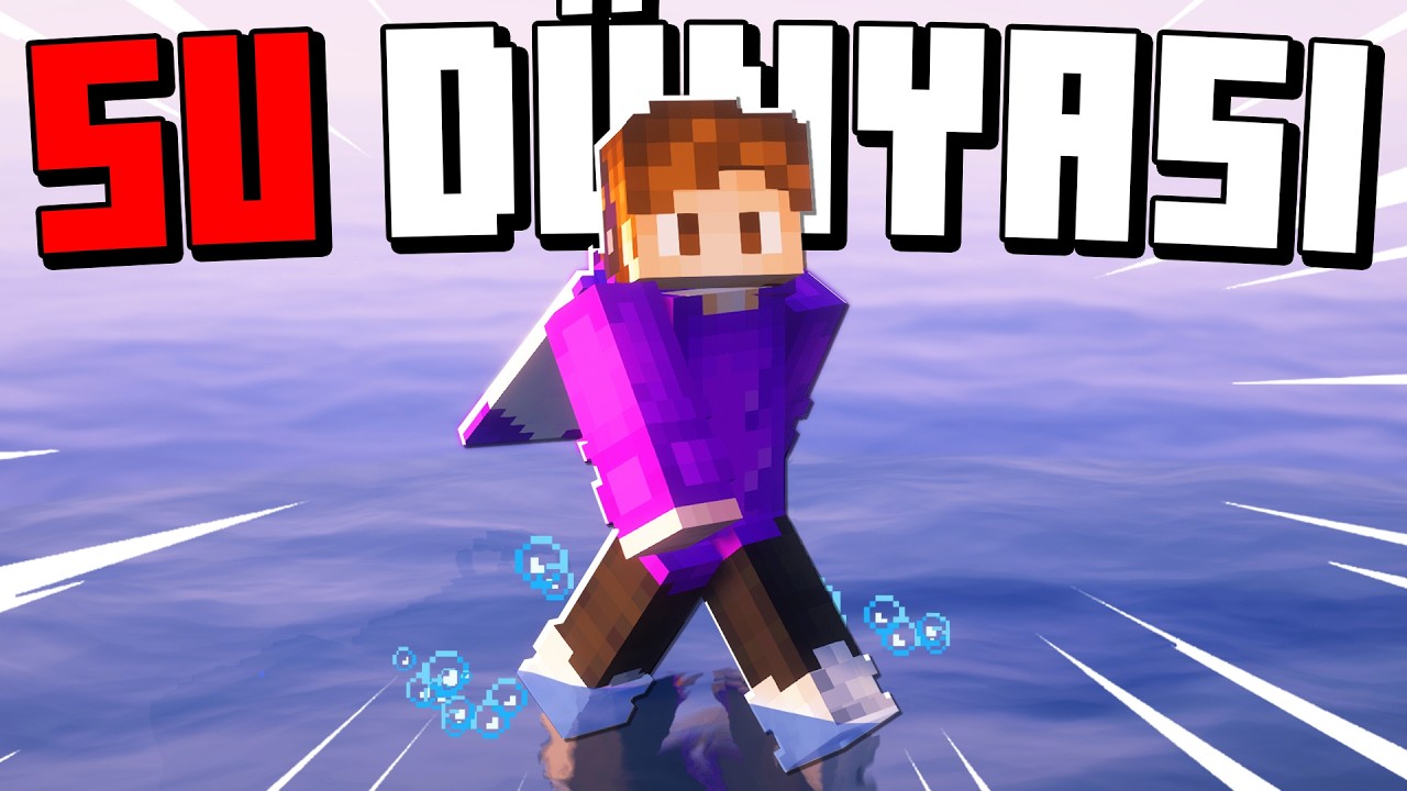 Minecraft'ı SADECE SU DÜNYASINDA BİTİRMEK!