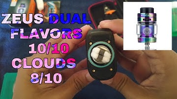 Zeus Dual RTA by Geekvape | Build & Changing Cotton |Good Flavors and Clouds