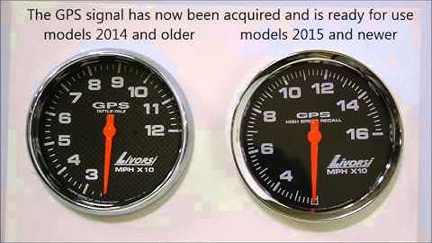 GPS Speedometer Self-Diagnostic Mode