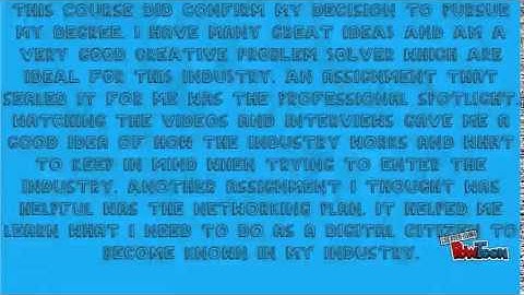 4.0 Reflection Video