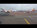 Landing at Manchester Airport &amp; Taxi to Terminal 3, Greater Manchester, England - 21 January, 2020