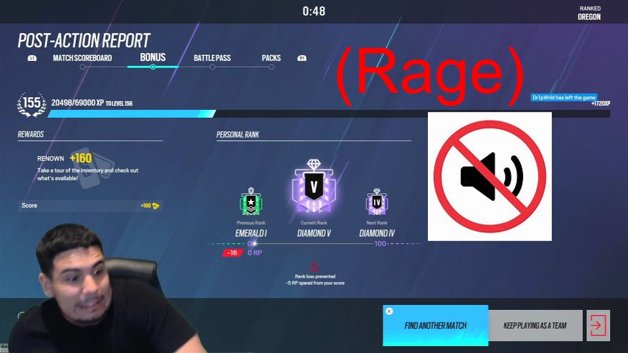 Diamond R6 Ranked...But with NO AUDIO - YouTube