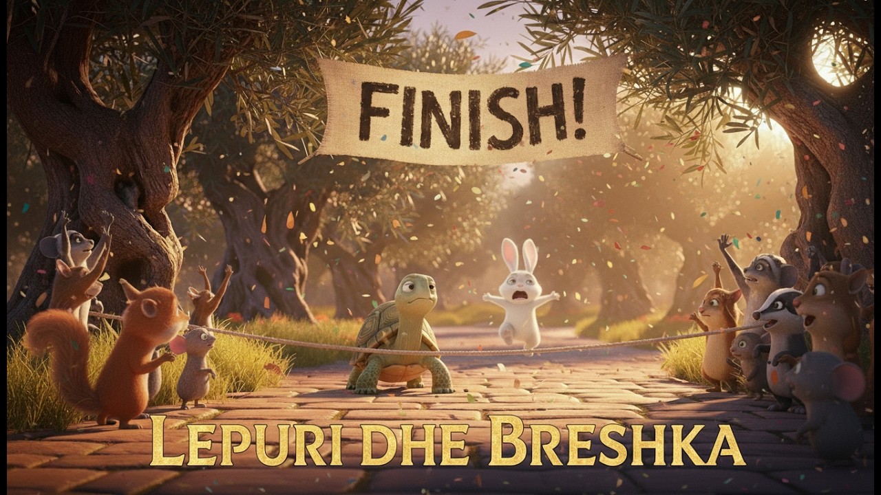 🐇🐢 Lepuri dhe Breshka —Film i Animuar Shqiptar 🌟📚 Perralla Ship 🇦🇱