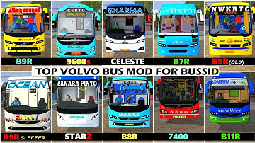 All In One Best Volvo Bus Mods For Bus Simulator Indonesia | Volvo Bus Mod For Bussid | Bussid