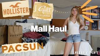 BIG try-on Mall Haul (Pacsun, Brandy, Hollister)
