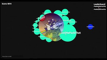 Agar.io // Private Server // PopSplit Montage + Splitrun with minion