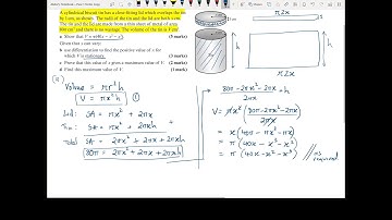 Pure 1 Ch12 Differentiation and Modelling