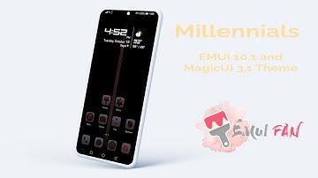 Millennials EMUI 10.1 / MagicUI 3.1 Theme | EMUI FAN