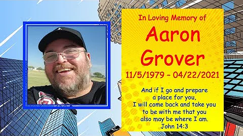 Aaron Grover Memorial Service   SD 480p