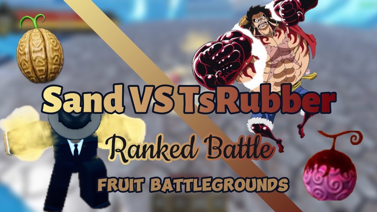 Sand VS TS Rubber (Fruit Battlegrounds) YouTube