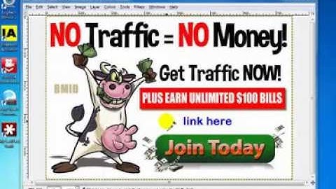 edit text on image with GIMP